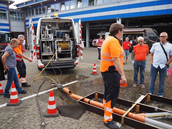 Impressionen vom Tag der offenen Tür des Stadtentwässerungsbetriebs am Samstag, 7. September. Foto: Landeshauptstadt Düsseldorf/SEBD