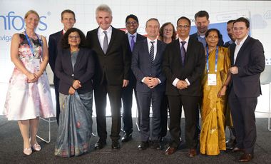 Einweihung Technologie- und Innovationszentrum von Infosys