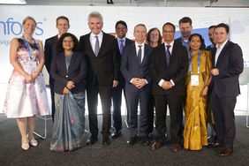 Einweihung Technologie- und Innovationszentrum von Infosys